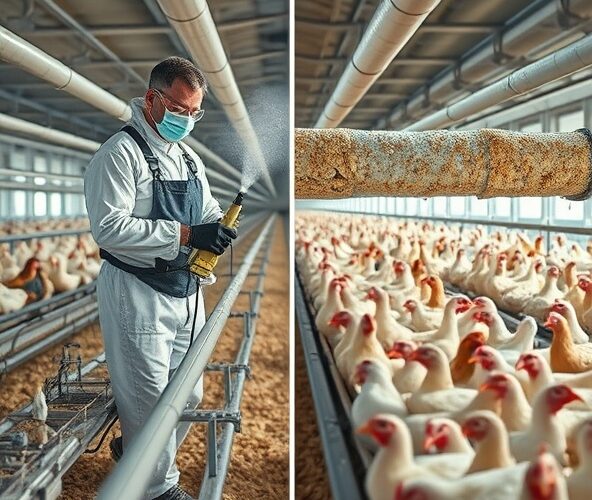 Jak często przeprowadzać dezynfekcję systemów pojenia u brojlerów?