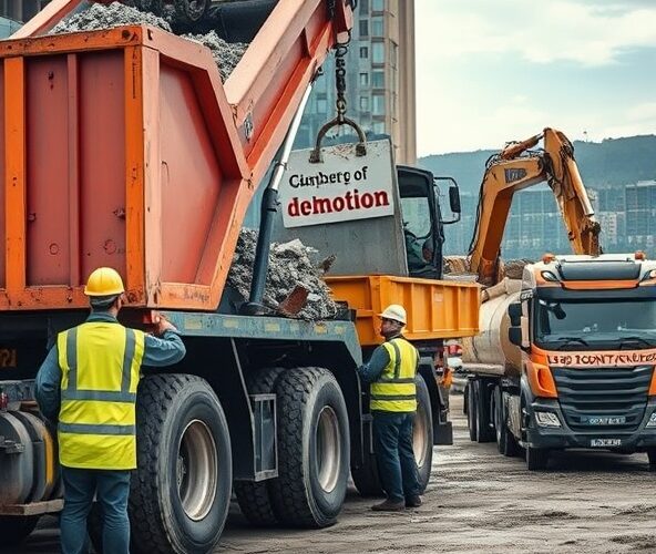 Czy firmy rozbiórkowe powinny mieć własny transport gruzu?