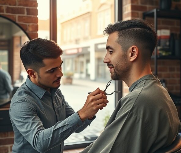 Jaki fryzjer męski w centrum Białegostoku dobrze ścina cienkie włosy?