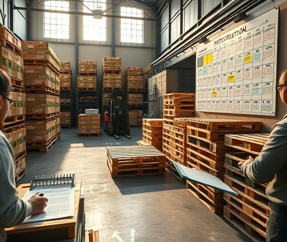 Jak kontrolować rotację zapasów w handlu paletami bez programów?