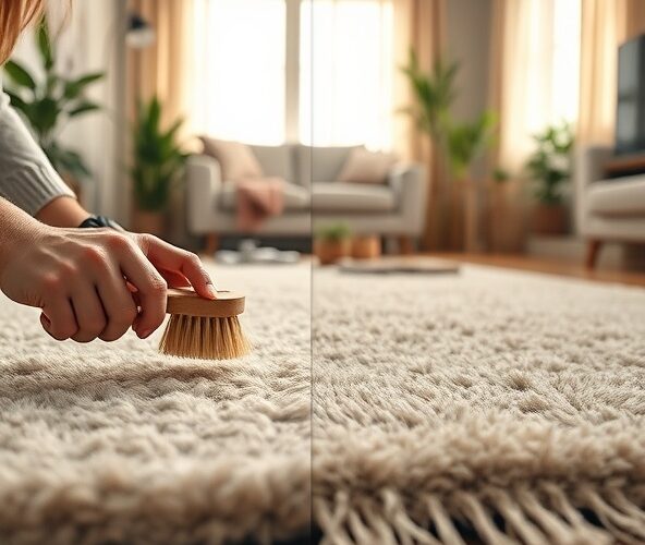Jak odnowić dywan z wełny w mieszkaniu, nie niszcząc jego runa?