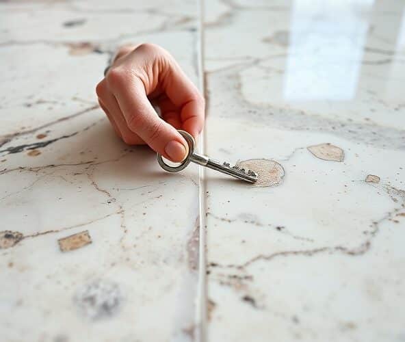 Czy impregnacja zmniejszy ryzyko rys na konglomeracie marmurowym?