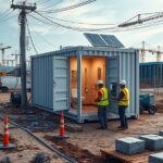 kontener biurowy z zapleczem sanitarnym