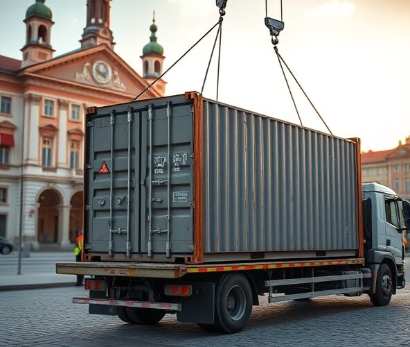 Gdzie w Poznaniu wynająć kontener morski 40 z transportem?