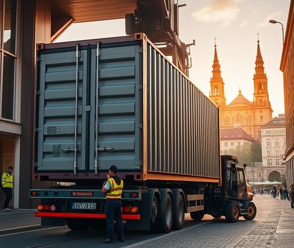 Gdzie w Poznaniu wynająć kontener morski 40 z transportem?