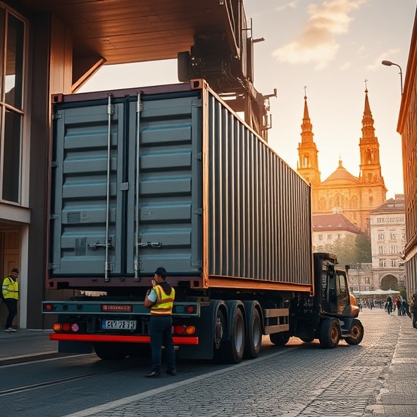 kontener morski 40 poznań