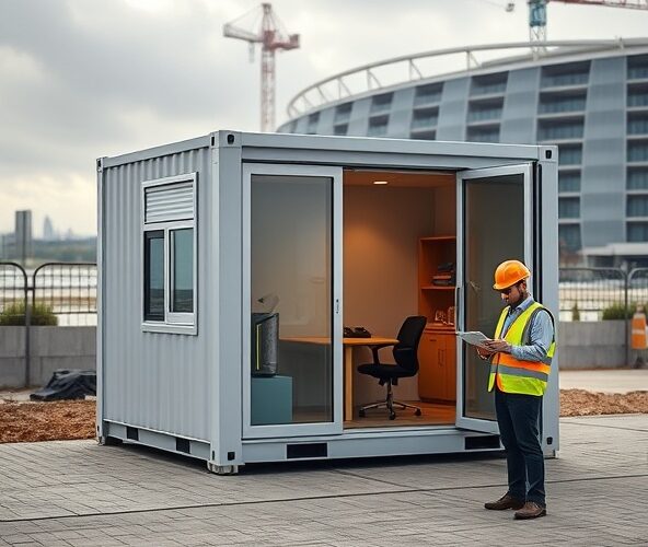 Ile kosztuje wynajem kontenera biurowego 6×2,4 m w Katowicach?