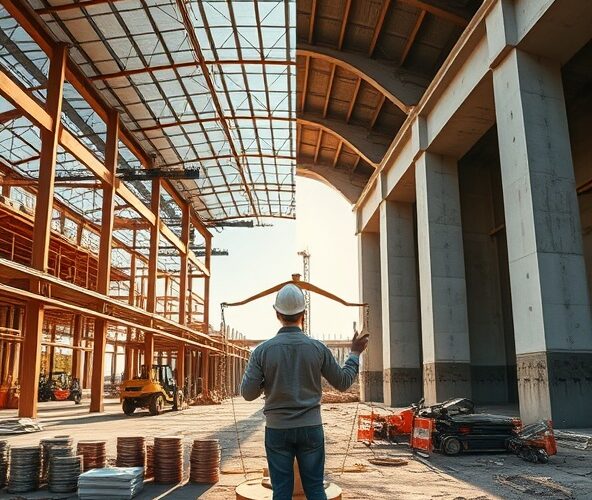 Koszt budowy hali 600 m² dla małej firmy: stal czy żelbet taniej?