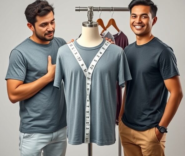 Jak zmniejszyć zwroty koszulek z nadrukiem z powodu złego rozmiaru?