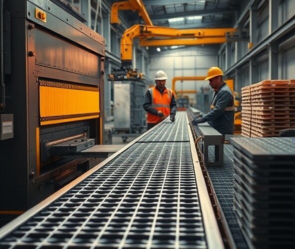 Jak zmniejszyć odrzuty przy produkcji krat pomostowych prasowanych?