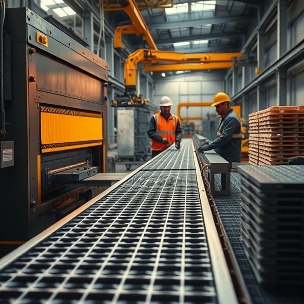 kraty pomostowe prasowane