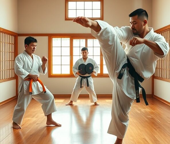 Kyokushin karate trzy razy w tygodniu dla początkujących — 5kg realne?