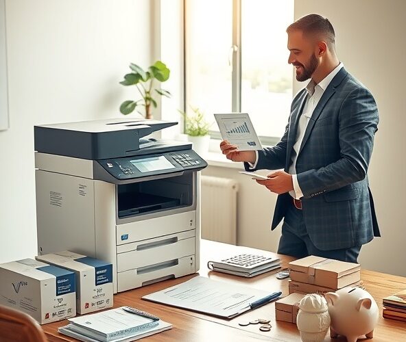 Czy leasing drukarki z tonerami w cenie obniży koszty małego biura?