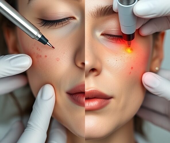 Blizny po trądziku: mezoterapia igłowa twarzy czy laser CO2?