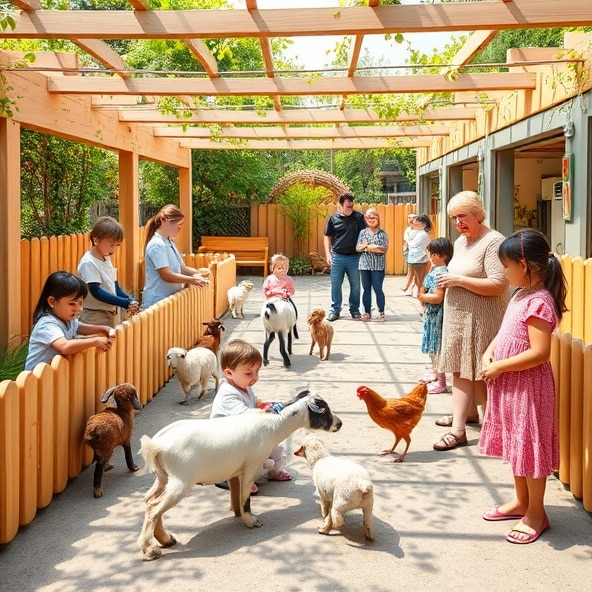 mini zoo dla najmłodszych