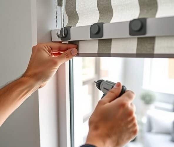 Jak zamontować roletę dzień noc bez wiercenia, by nie uszkodzić ramy?