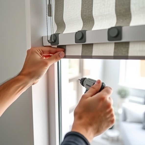 montaż rolety dzień noc