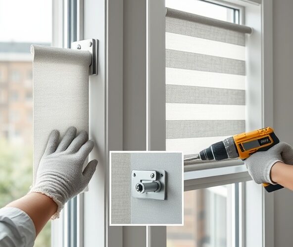 Montaż rolety dzień-noc na PCV — taśma VHB czy na wkręty?