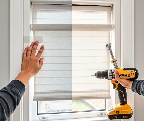 Montaż rolety dzień-noc na PCV — taśma VHB czy na wkręty?