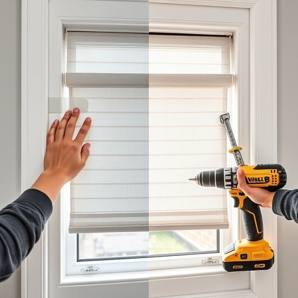 montaż rolety dzień noc