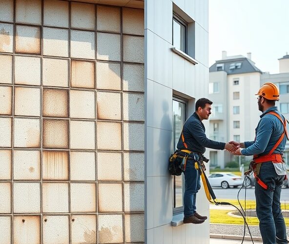 Jak porównać mycie elewacji w Jankach: cena za m² czy ryczałt?