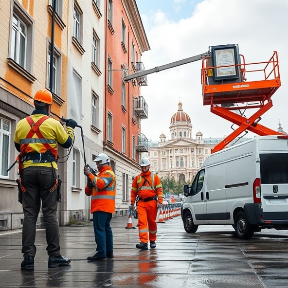 mycie elewacji warszawa