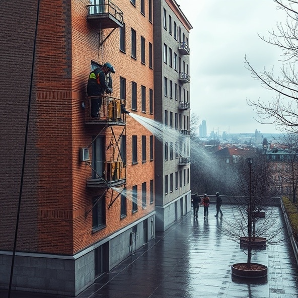 mycie elewacji warszawa