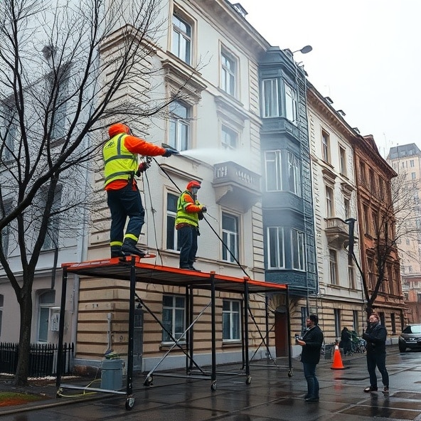 mycie elewacji warszawa