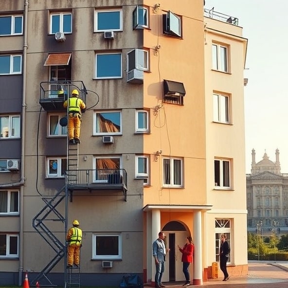 mycie elewacji warszawa