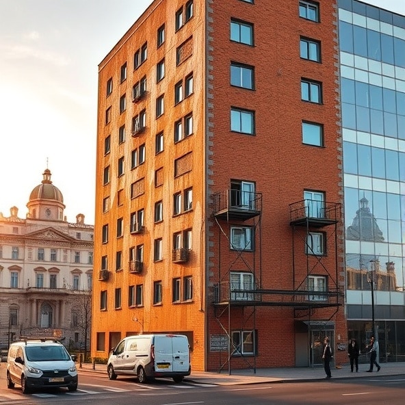 mycie elewacji warszawa