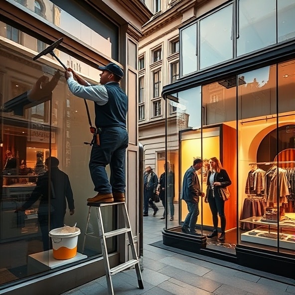 mycie witryn chorzów