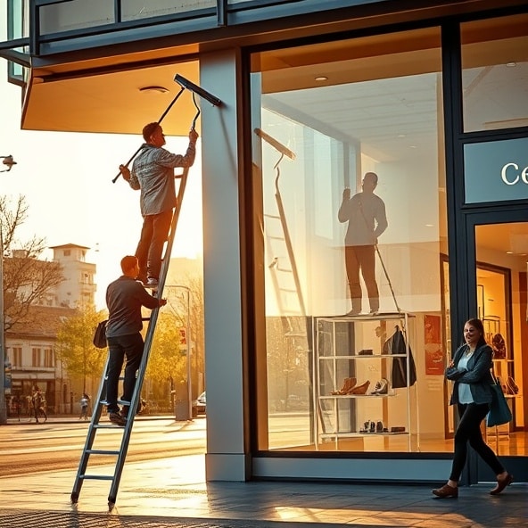 mycie witryn chorzów