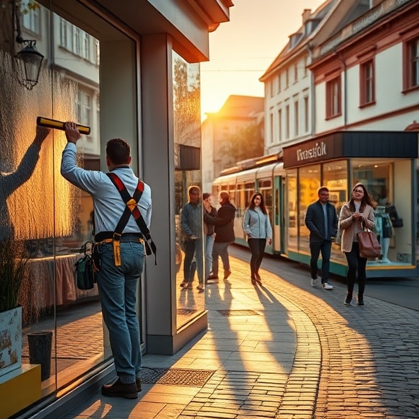 mycie witryn chorzów