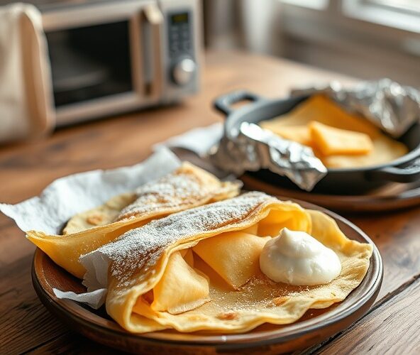 Jak odgrzać naleśniki z serem, by nie wysychały?