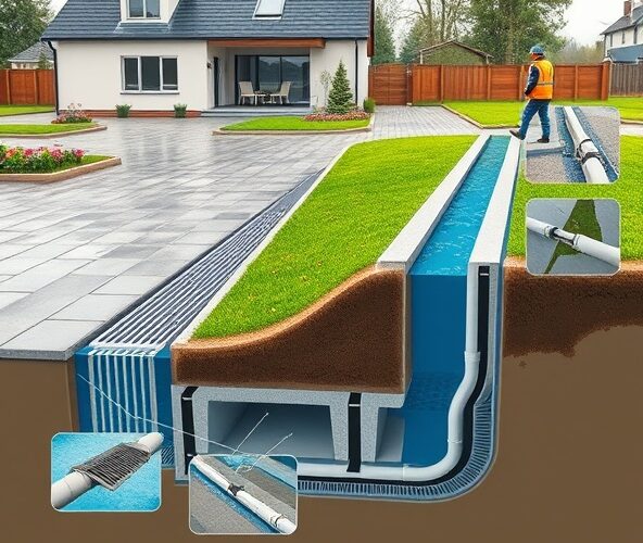 Jakie odwodnienie liniowe w Poznaniu wybrać na działkę bez spadku?