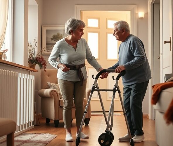 Opieka nad osobą starszą: jak opiekun domowy zmniejszy ryzyko upadków?