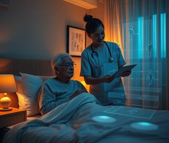 Czy AI do przewidywania upadków poprawi opiekę nocną w domu seniora?