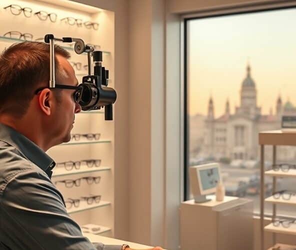 Czy optyk w Warszawie wykonuje badanie przed doborem szkieł progresywnych?