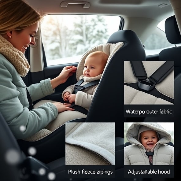 otulacz do fotelika samochodowego