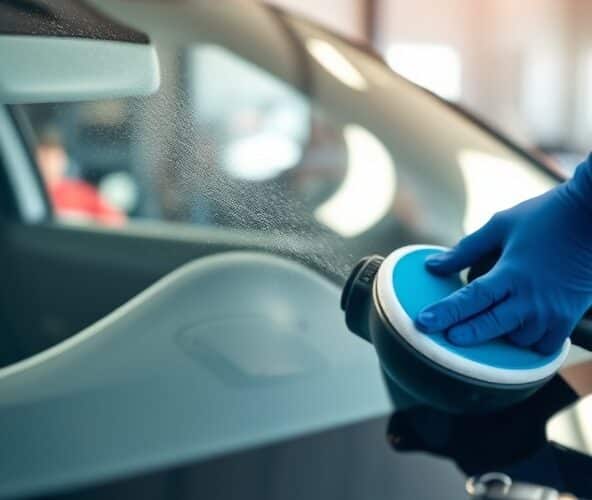 Jaka jest cena polerowania szyb samochodowych przy sprzedaży samochodu?