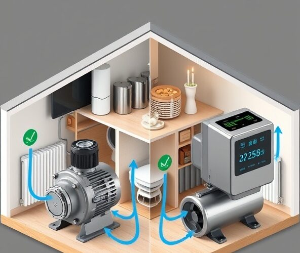 Pompy wodne CO: stałobiegowa czy elektroniczna dla domu 140 m²?