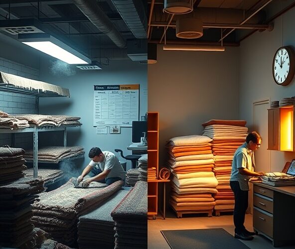 Czy bufor rezerwacji w pralni dywanów zmniejszy nadgodziny?