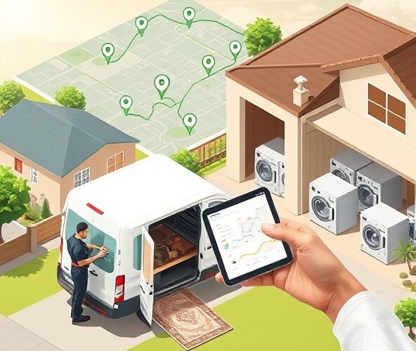 Jak planować trasy w pralni dywanów z dowozem, by zmniejszyć koszty?