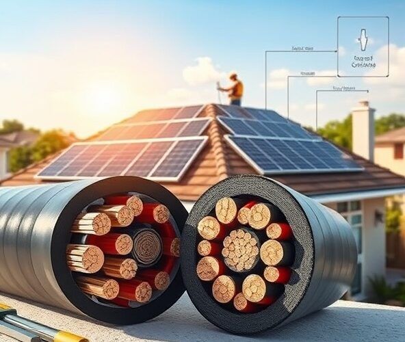 Jakie przewody solarne 4 czy 6 mm² wybrać do instalacji 10 kW w domu?
