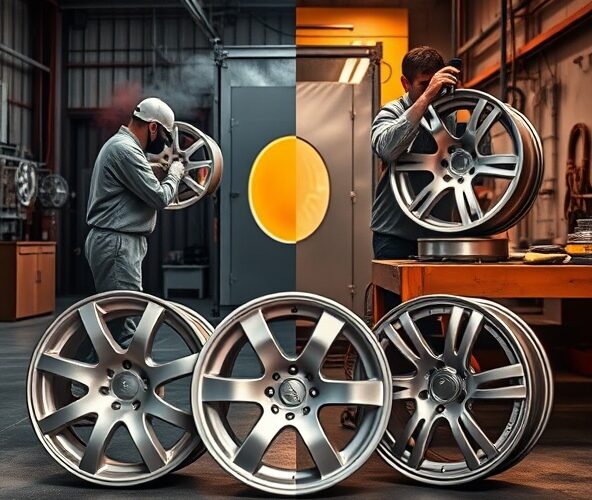 Renowacja felg w Nowym Sączu: proszek czy lakier akrylowy?