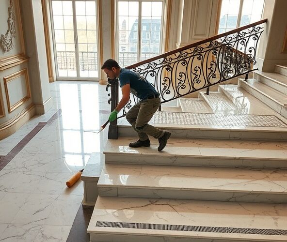 Gdzie w Warszawie zamówić powłokę antypoślizgową na schody z marmuru?