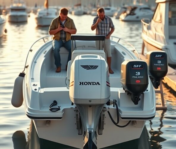 Jak dobrać silnik spalinowy zaburtowy Honda do łodzi 4 m?