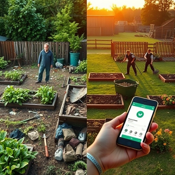 sprzątanie działek