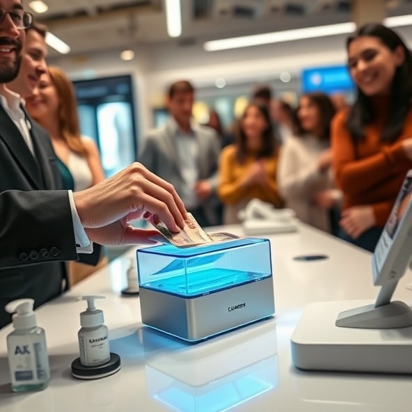 sterylizator do pieniędzy