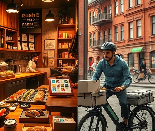 Jak małe lokale zrobią upsell w sushi dostawie Praga-Północ?